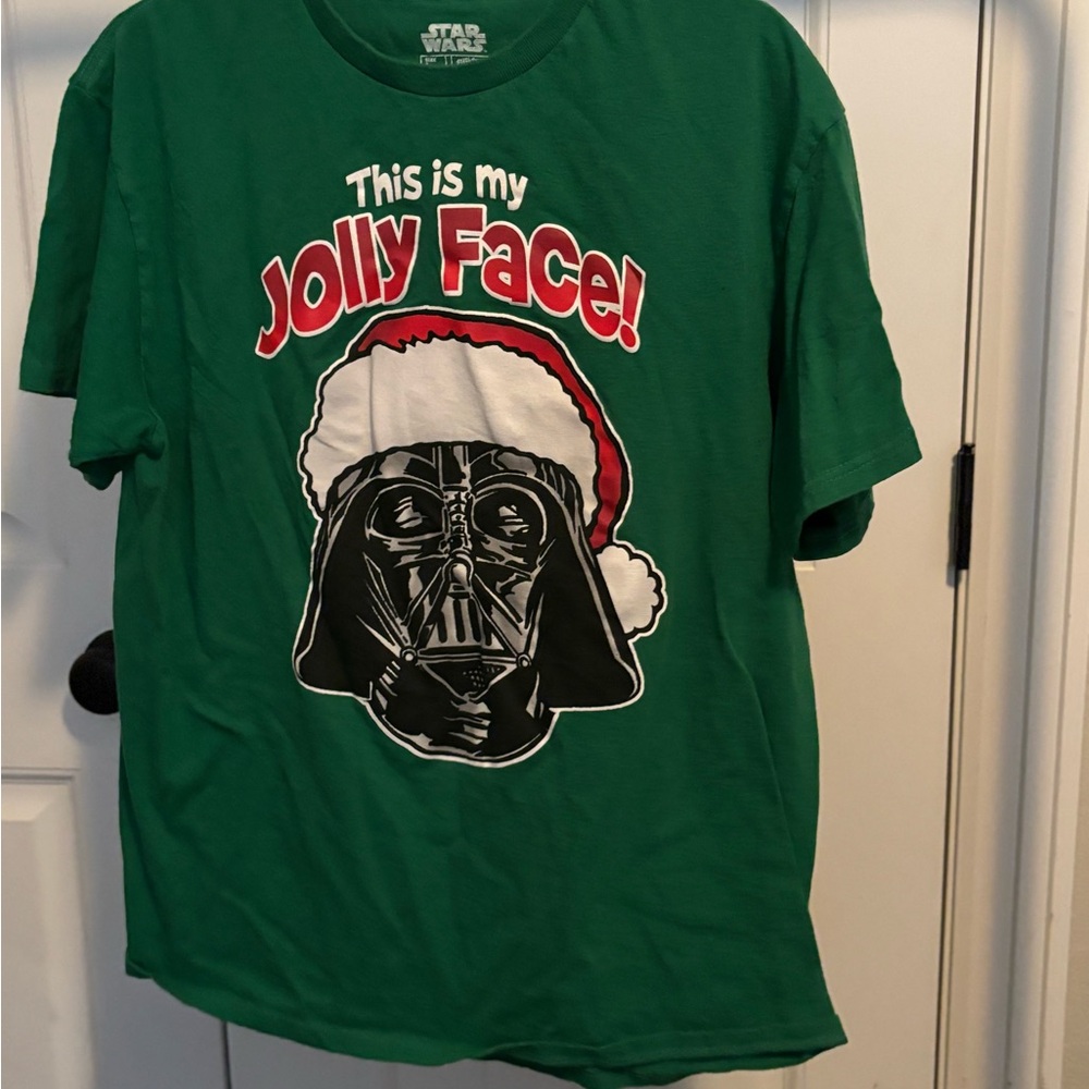 Star Wars Green Christmas Graphic Tee